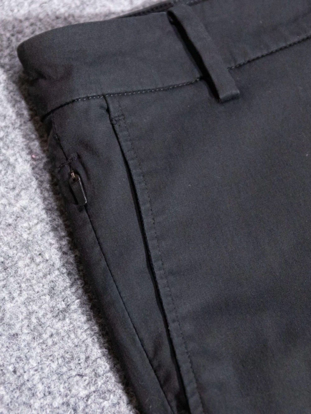 Birddogs Chino Pants Men's 34x32 Black Lined Performance Stretch Golf Preppy - Picture 2 of 6
